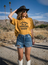 Load image into Gallery viewer, I Wanna Be a Cowgirl Baby Graphic Tee
