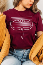 Load image into Gallery viewer, Western Boot Stitch Graphic Tee
