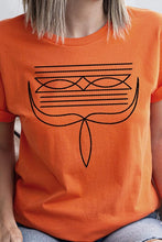Load image into Gallery viewer, Western Boot Stitch Graphic Tee
