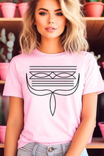Load image into Gallery viewer, Western Boot Stitch Graphic Tee
