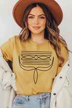 Load image into Gallery viewer, Western Boot Stitch Graphic Tee
