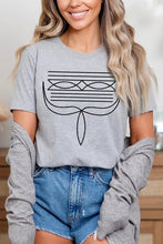 Load image into Gallery viewer, Western Boot Stitch Graphic Tee
