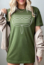 Load image into Gallery viewer, Western Boot Stitch Graphic Tee
