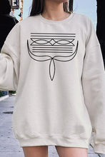 Load image into Gallery viewer, Western Boot Stitch Graphic Sweatshirts
