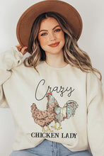 Load image into Gallery viewer, Crazy Chicken Lady Graphic Sweatshirts
