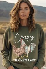 Load image into Gallery viewer, Crazy Chicken Lady Graphic Sweatshirts
