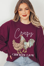 Load image into Gallery viewer, Crazy Chicken Lady Graphic Sweatshirts
