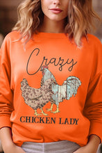 Load image into Gallery viewer, Crazy Chicken Lady Graphic Sweatshirts
