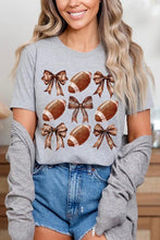 Load image into Gallery viewer, Football Bow Graphic Tee
