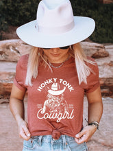 Load image into Gallery viewer, Honky Tonk Cowgirl Graphic Tee
