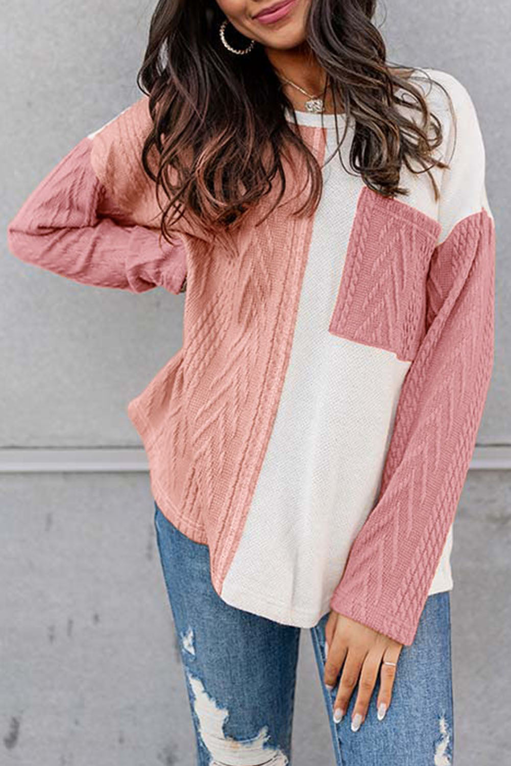 Long Sleeve Multi-Colored Top