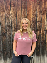 Load image into Gallery viewer, Pink Thankful Graphic Tee
