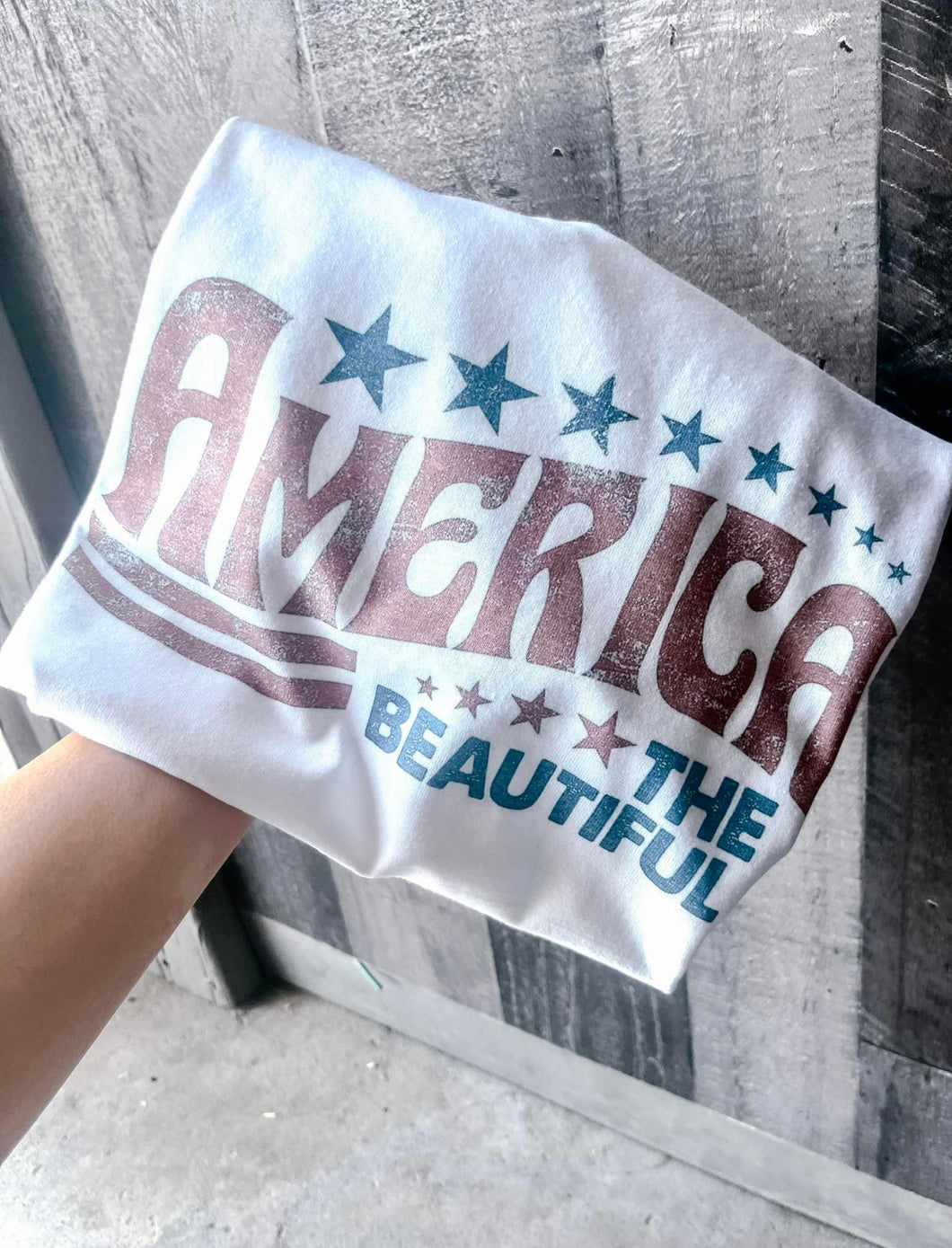 America The Beautiful Graphic Tee