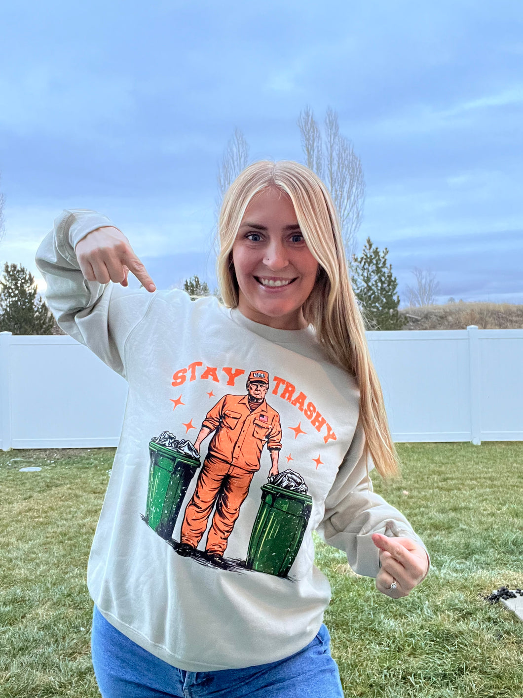 Stay Trashy Pullover
