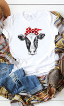 Load image into Gallery viewer, Cow Bandanna Graphic Tee
