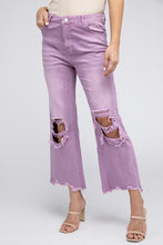 Load image into Gallery viewer, Carly Distressed Wide Leg Pants
