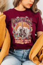 Load image into Gallery viewer, Nashville Music City Graphic Tee
