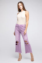 Load image into Gallery viewer, Carly Distressed Wide Leg Pants
