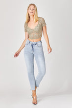 Load image into Gallery viewer, Miley High Rise Crossover Loose Ankle Skinny
