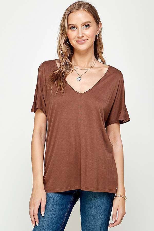 Relaxed V-Neck Tee