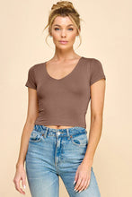 Load image into Gallery viewer, V-Neck Double Layered Top

