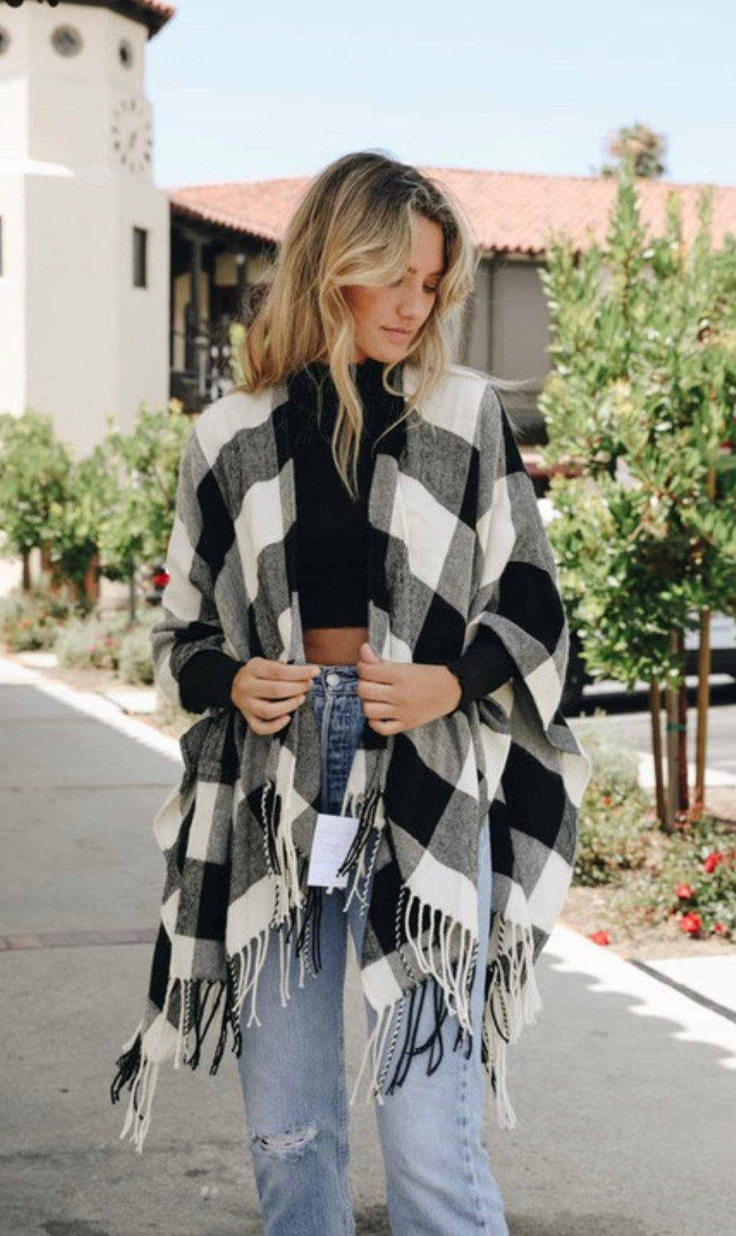 Flannel Poncho