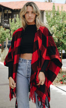 Load image into Gallery viewer, Flannel Poncho
