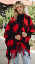 Load image into Gallery viewer, Flannel Poncho
