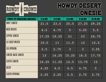 Load image into Gallery viewer, Howdy Desert Onesie
