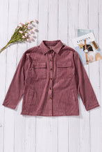 Load image into Gallery viewer, Maroon Textured Shacket
