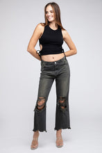 Load image into Gallery viewer, Carly Distressed Wide Leg Pants
