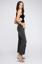 Load image into Gallery viewer, Carly Distressed Wide Leg Pants
